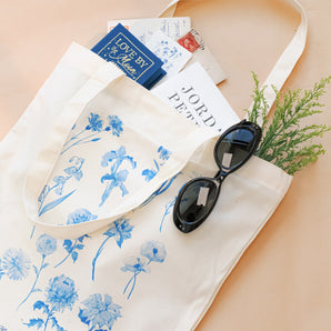 Birth Flower Tote Bag