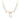 Blue Topaz & Pearl Gold Bow Dangle Necklace - Alice | LOVE BY THE MOON