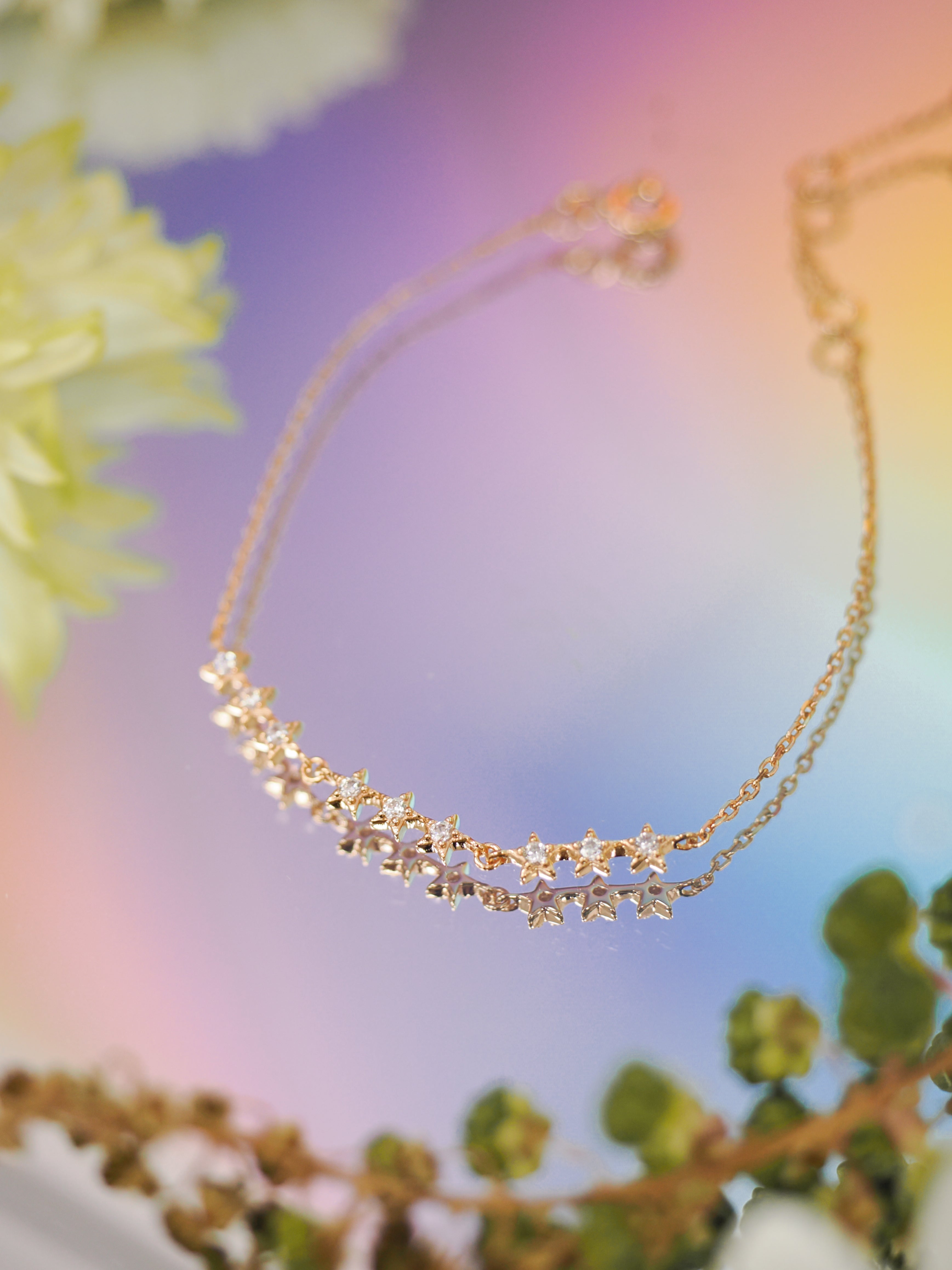 Gold Bracelet - Starry Night | LOVE BY THE MOON