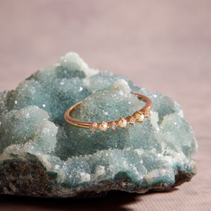 Freshwater Pearl Gold Dainty Ring - Imagination | LOVE BY THE MOON