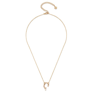 Gold Cable Chain Necklace with Charm Holder | LOVE BY THE MOON