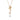 Pearl Gold Ribbon Bow Lariat Necklace