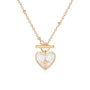 Moonstone Gold Toggle Necklace - Lover